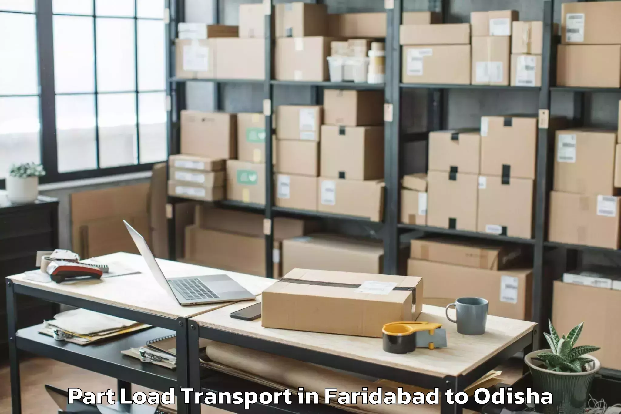 Affordable Faridabad to Subalaya Part Load Transport